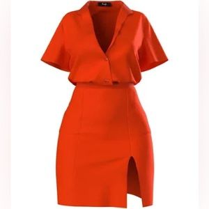 HANIFA ROBYN SET IN ORANGE